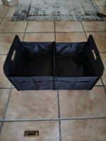 Faltbare Auto Kofferraumtasche mit Fächern schwarz. 50*31*26