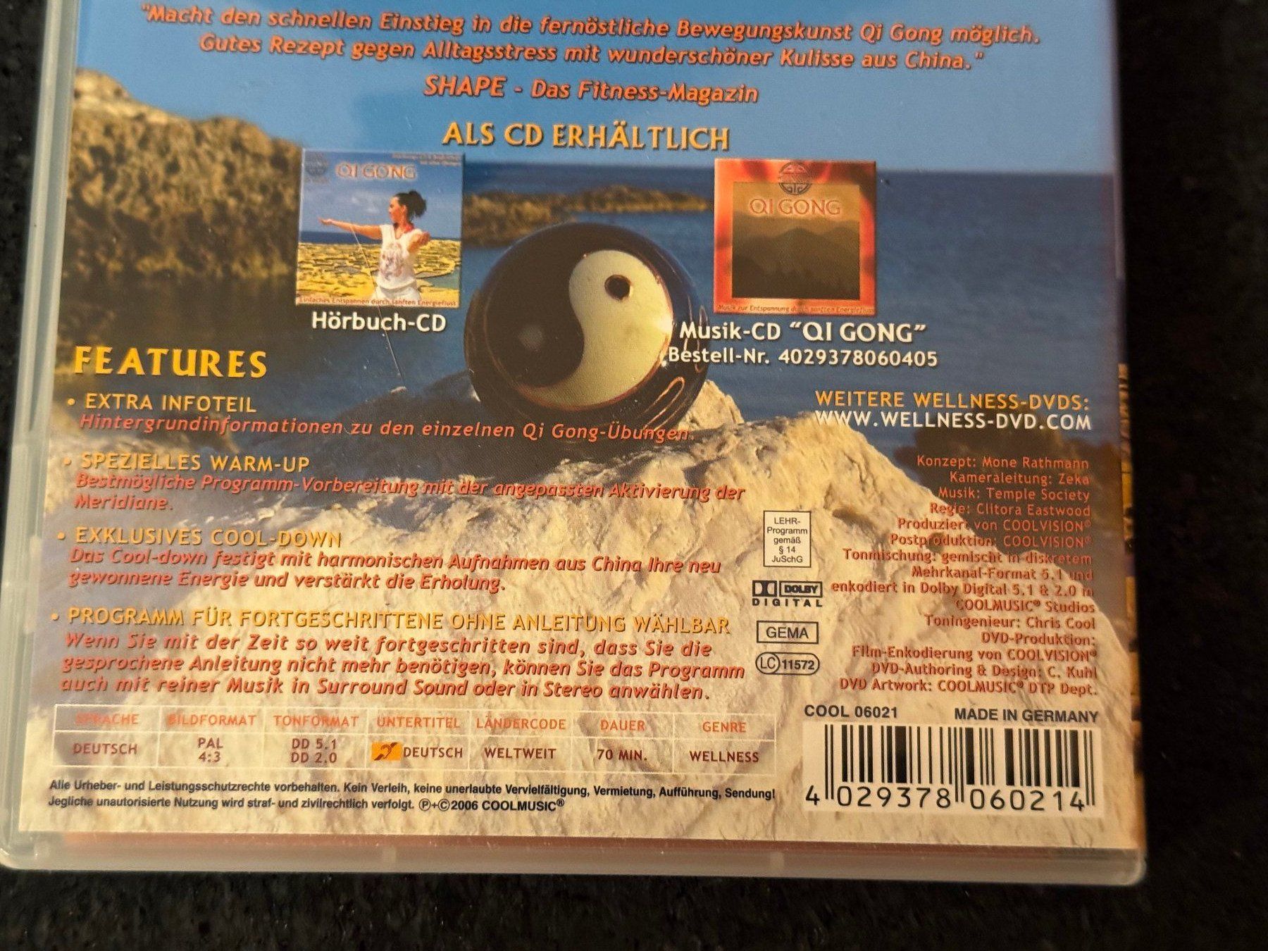 Tutti i DVDs: QI GONG Wellness DVD mit Canda DE – Usato da Fribourg venduto da tschjoly 3