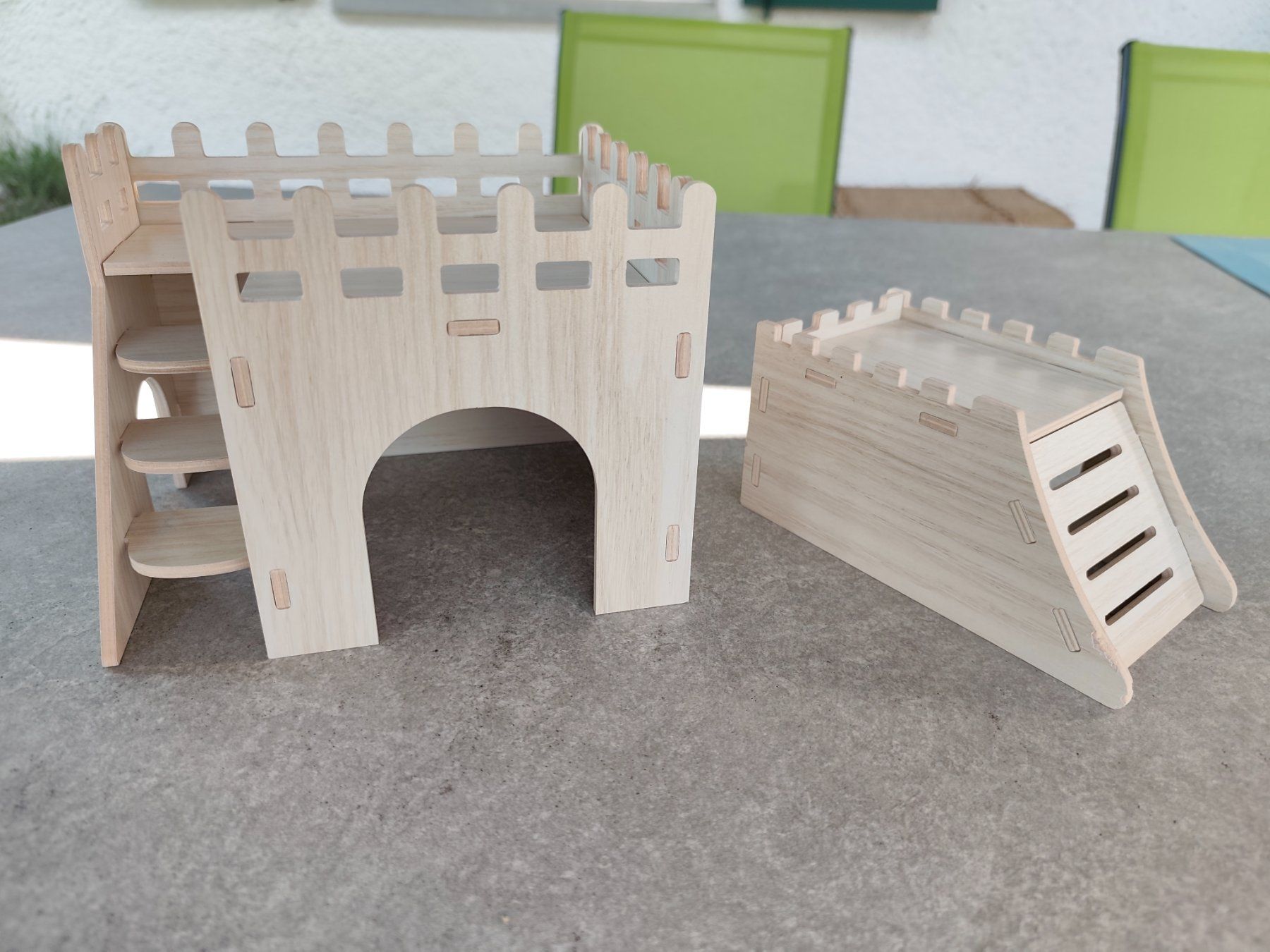 Gabbie, trasporto & Sicurezza: Hamsterhaus, neu, super Set! – Nuovo (secondo la descrizione) da Eschenbach LU venduto da Orchi