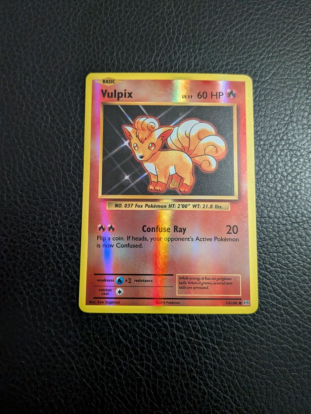 Pokémon Sammelbilder & Trading cards: Evolutions Vulpix reverse 14/108 Ab 1 – Gebraucht aus Paradiso von Pkmn10