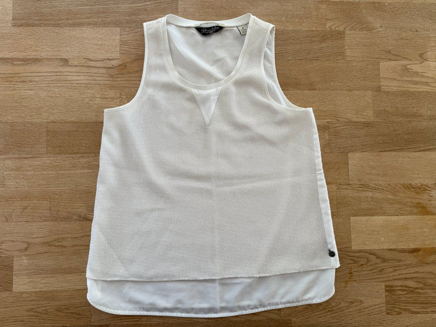 Maison Scotch Top: Spende MSF - Maison Scotch - Ärmelloses Top - Gr. M – Difettoso da Fällanden venduto da La_Natie