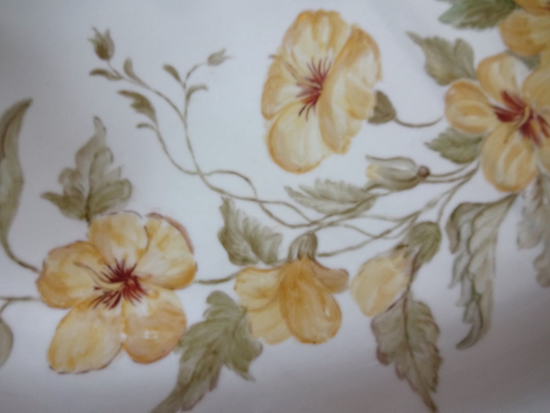 Piatti di portata: Spargel- Servierplatte handgemalt u.signiert, Unikat!!!! – Usato da Winterthur venduto da 1956ingi 2