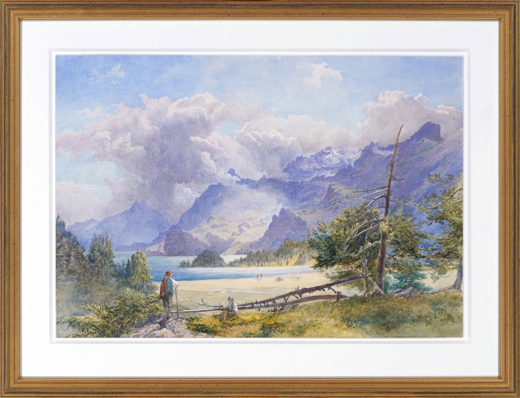 Gemälde: Aquarelle St. Moritz / Silsersee / Lej da Cavloccio – Gebraucht aus Meilen von Anonymous3 6