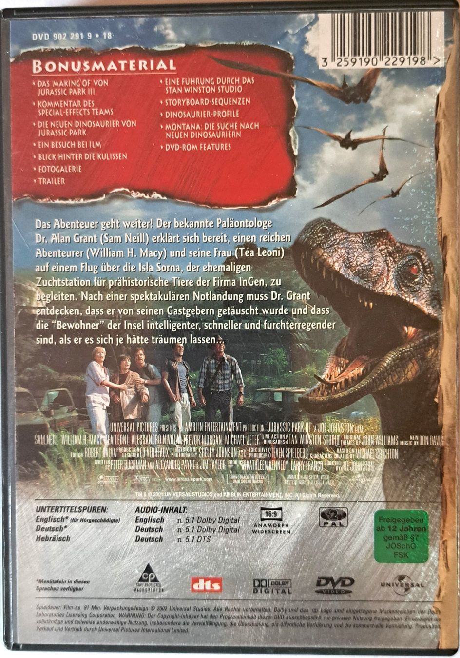 Tutti i DVDs: Jurassic Park III – Usato da Tenniken venduto da mik_6mxg 5