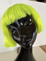 Perücke Neon gelb