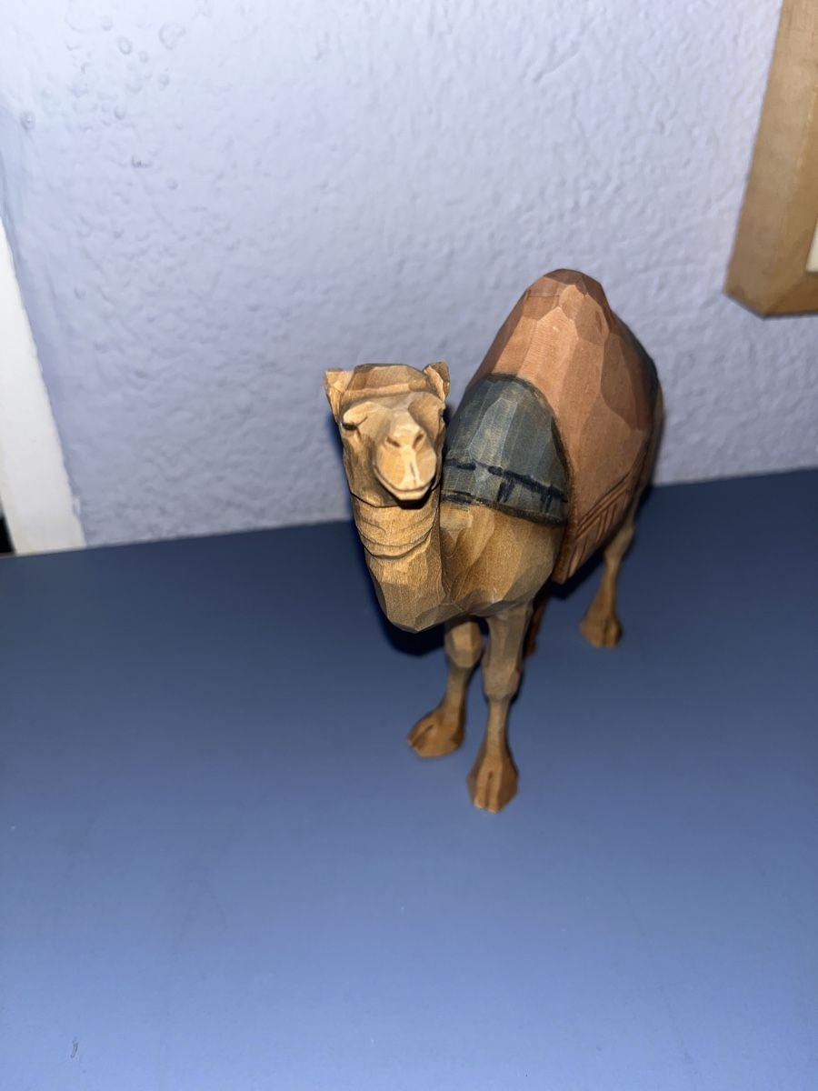 Figuren: Dromedar mit Decke  Huggler Brienz Krippenfiguren – Gebraucht aus Wohlen b. Bern von Ricarda_2000 1