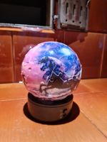 3D Puzzle Kugel beleuchtet mit Einhorn Bild