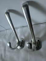 Wandhaken Metall (Alu) Set 2 Stück guter Zustand