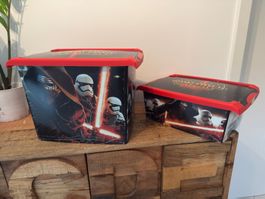 Star Wars Aufbewahrungsboxen 2er Set, Top Zustand!