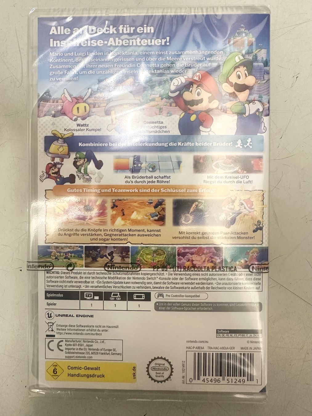 Giochi: Nintendo switch super Mario Luigi Brothership neu versiegelt – Nuovo e nell'imballaggio originale da Baar venduto da Mic_vL 2
