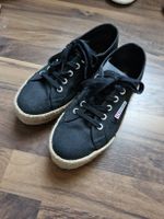 Superga Plateau Schuhe schwarz Grösse 38 