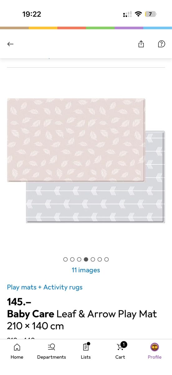 Tappeto da gioco: Baby care play mat  – Usato da Kilchberg ZH venduto da roz_qcj7 2