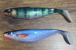 BALZER Shirasu Photo Print Shad 3D 17cm 35g - 2er Set