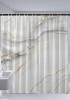 Marmor Duschvorhang -180x200 neu!