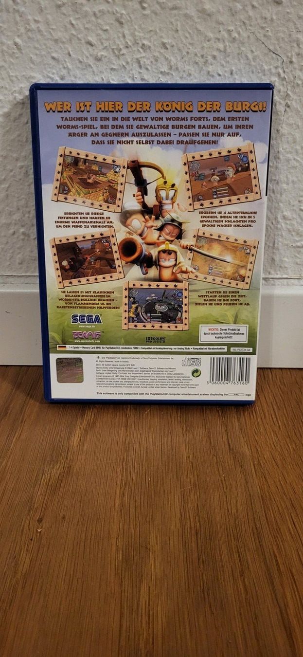 Sony Spiele: PS 2 - Worms Forts Unter Belagerung – Gebraucht aus Münsingen von DigitaleSpielecke 1