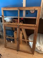 Fenster Holz Antik 96 x 121,5 cm ohne Glas
