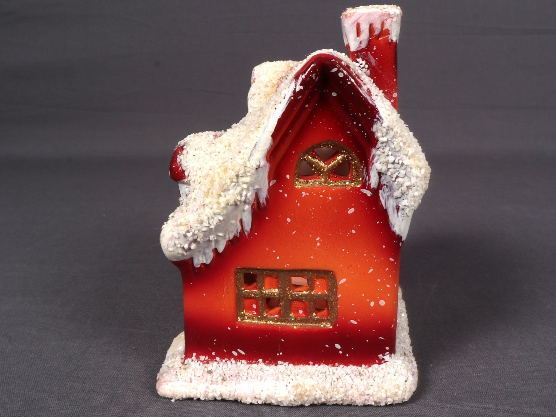 Tutte le decorazioni: WEIHNACHTSDEKO Schneebedecktes Häuschen – Usato da Steinen venduto da Restwert_Steinen 1