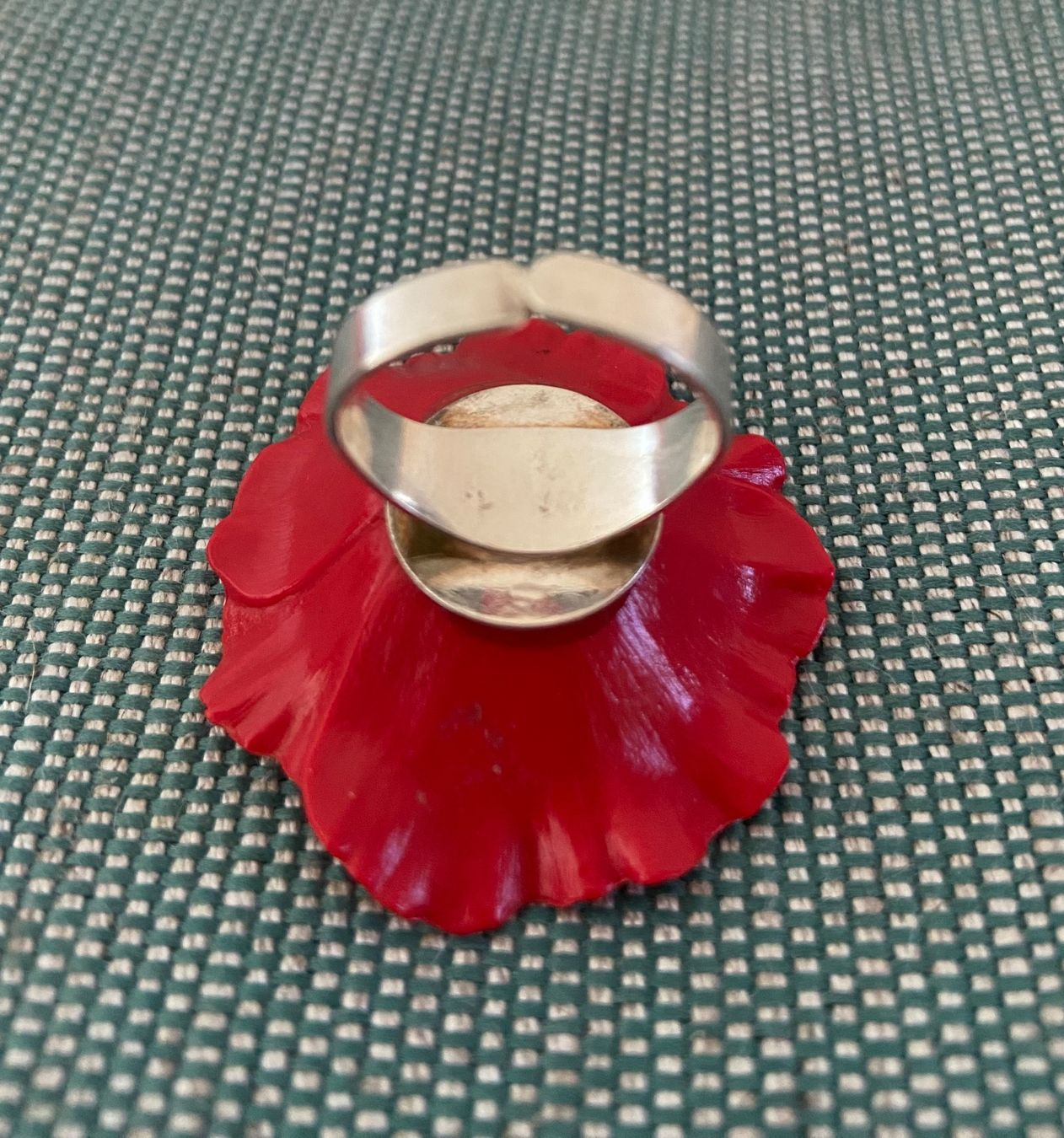 Bagues: Bague coquelicot réglable – Neuf (Voir description) à Genève par kik_8jd6 4