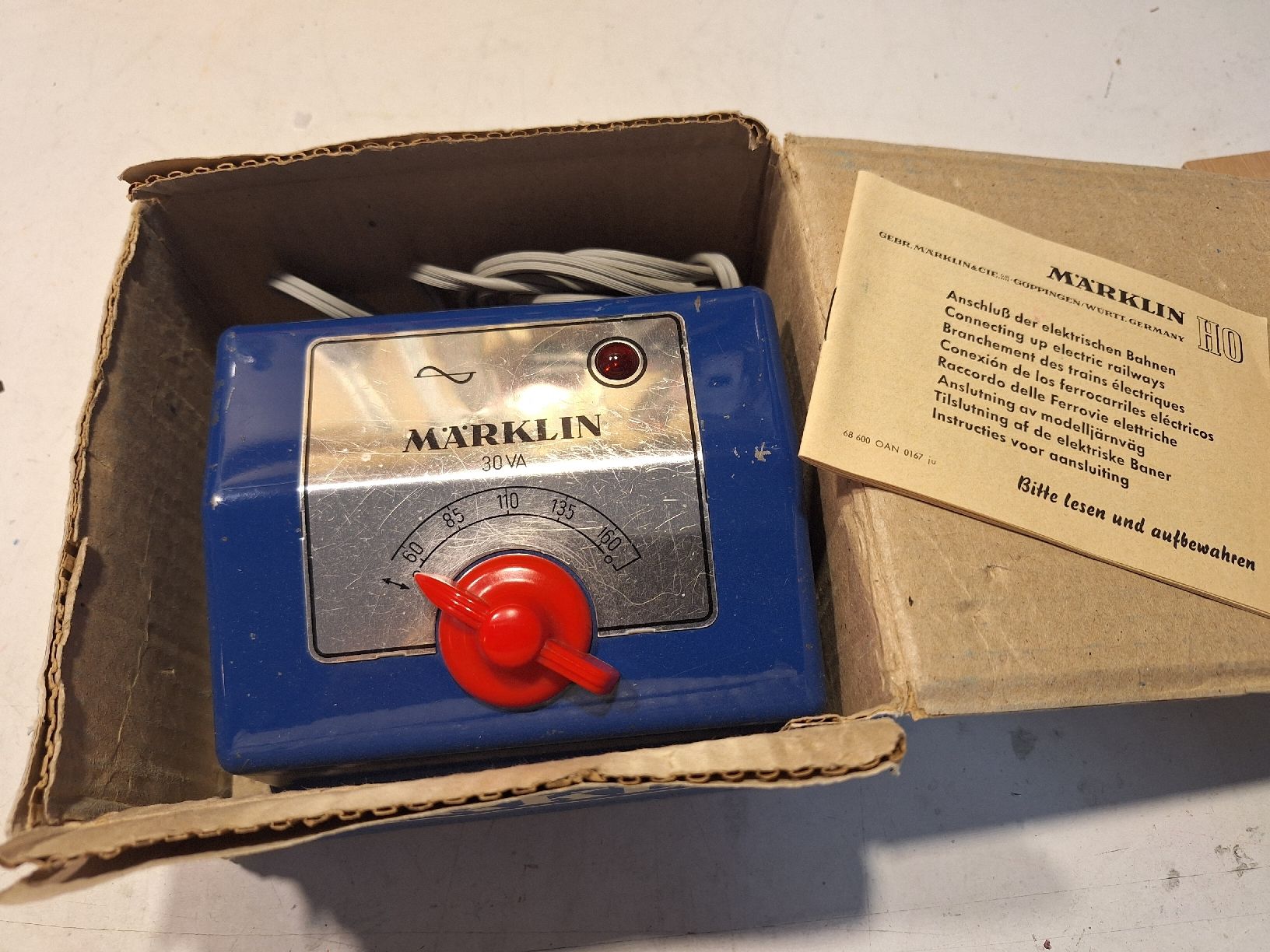 Märklin Batterie, Caricabatterie & Alimentatori: Märklin Trafo 6177 – Usato da Rickenbach Sulz venduto da thnilu