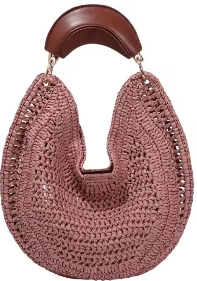 Borse da donna: Handtasche geflochten rosa NEU  – Nuovo e nell'imballaggio originale da Zürich venduto da nara13