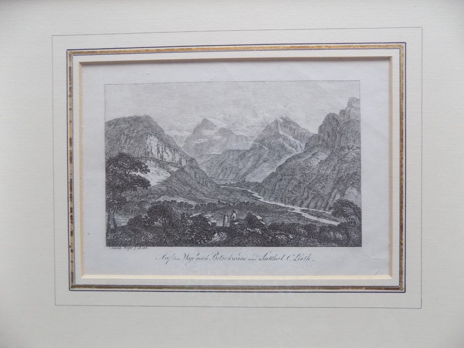 Gravures: Betschwanden Linthal Glarus – D'occasion à Risch par Rischli15 4