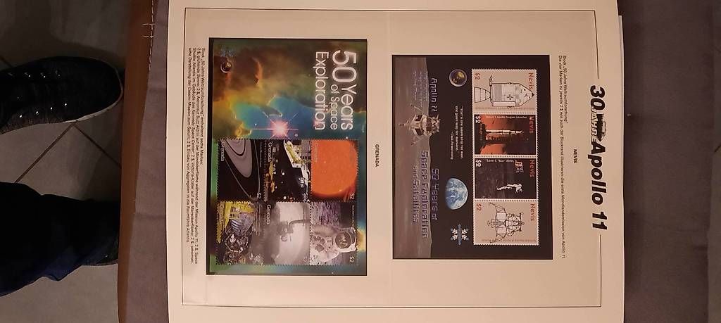 Tutti i francobolli: collection de timbres sur les 30 ans d'Apollo 11 – Usato da Vernier venduto da for_2zny 1