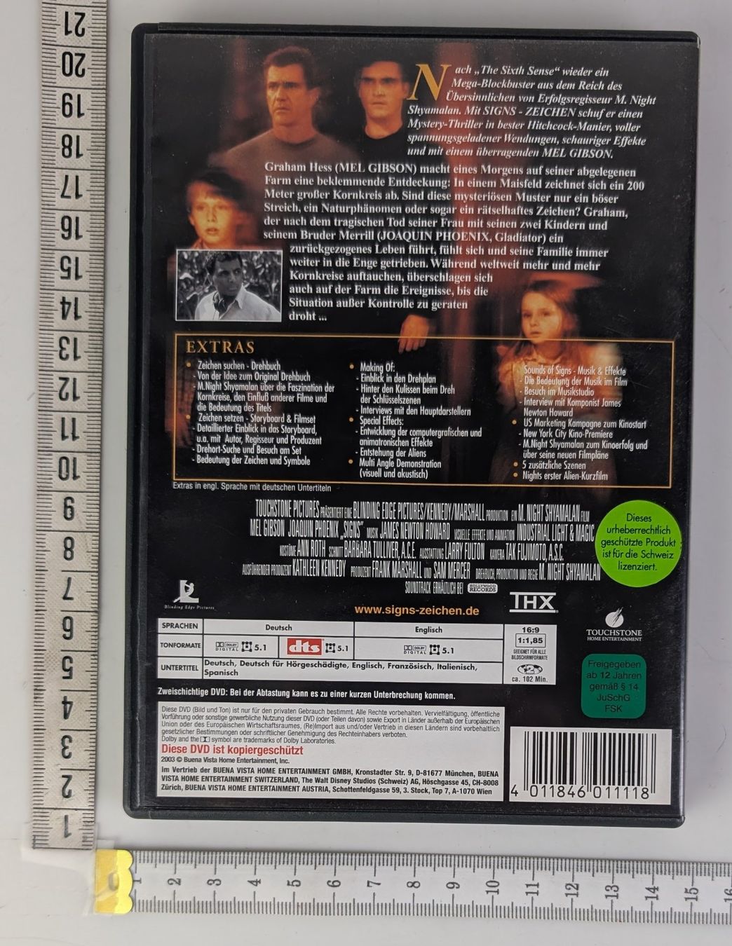 Tutti i DVDs: Signs - Zeichen Mel Gibson, DVD – Usato da Zürich venduto da axolottchen 1