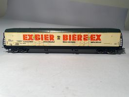 LIMA Doppelachsiger Grossraum Kühlwagen EX BIER weiss