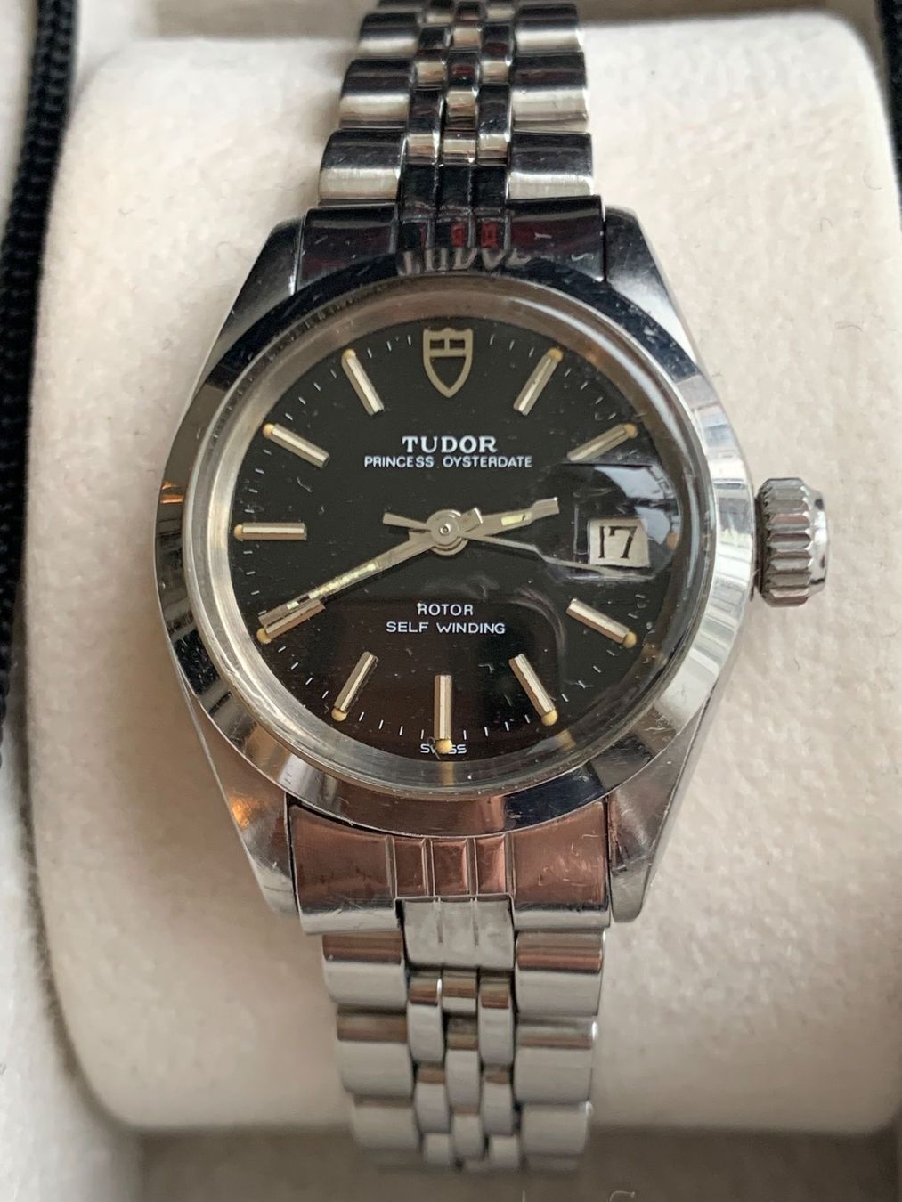 Tudor Orologi: TUDOR - ROLEX  OYSTER  DATE  AUTOMATIC  LADY – Usato da Allschwil venduto da Druker