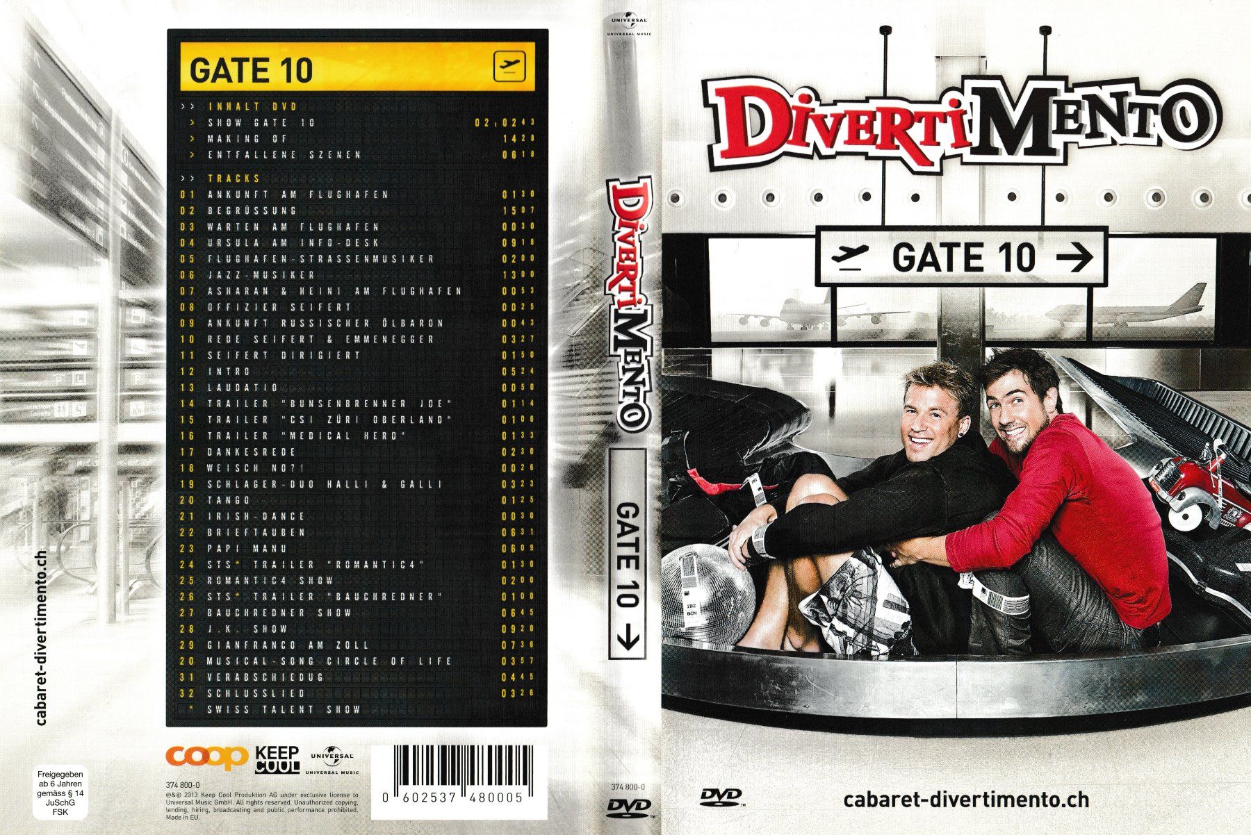 Tutti i DVDs: DVD - Divertimento - Gate 10 – Usato da Langnau am Albis venduto da MediaRescuerKeLoX