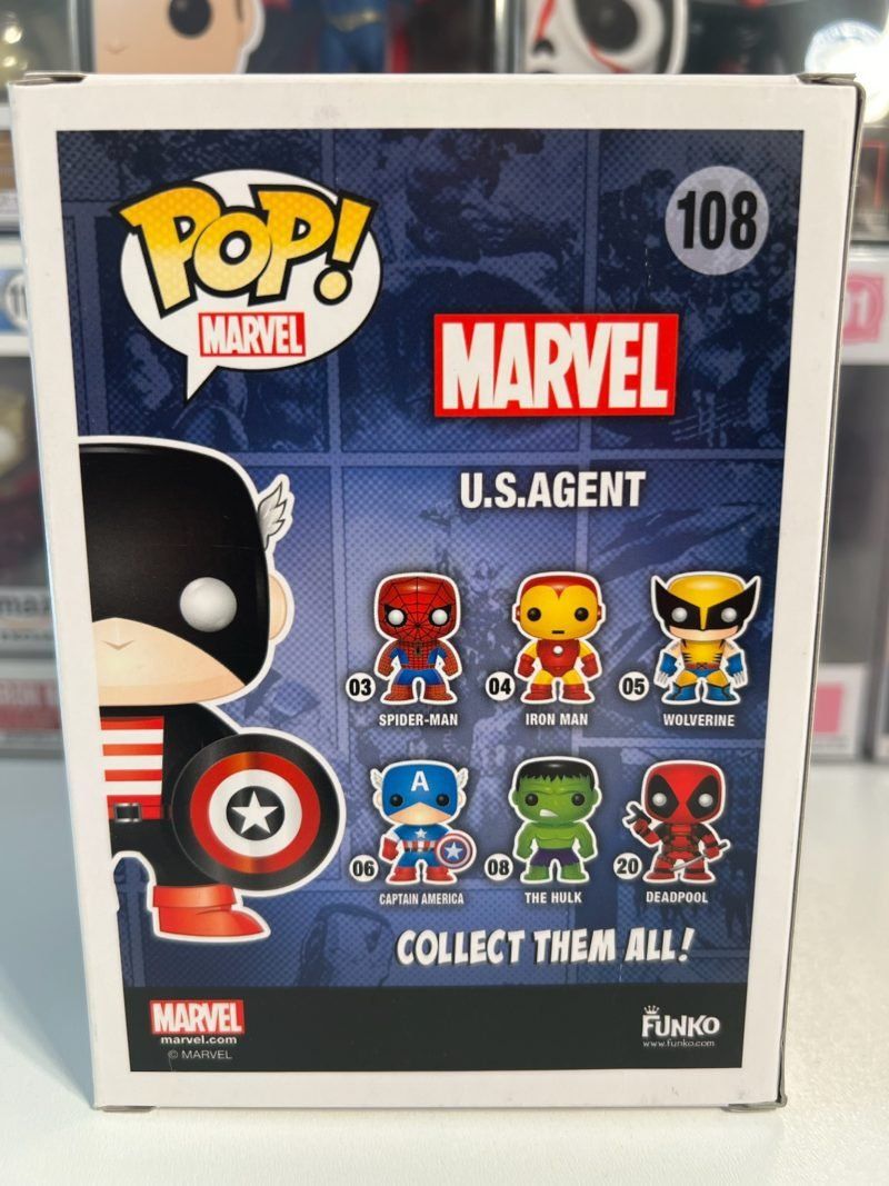 Funko Statuette: Funko POP! Marvel U.S. Agent Edition Limitée Comikaze 2015 – Nuovo e nell'imballaggio originale da Le Mouret venduto da perfectbijou 2