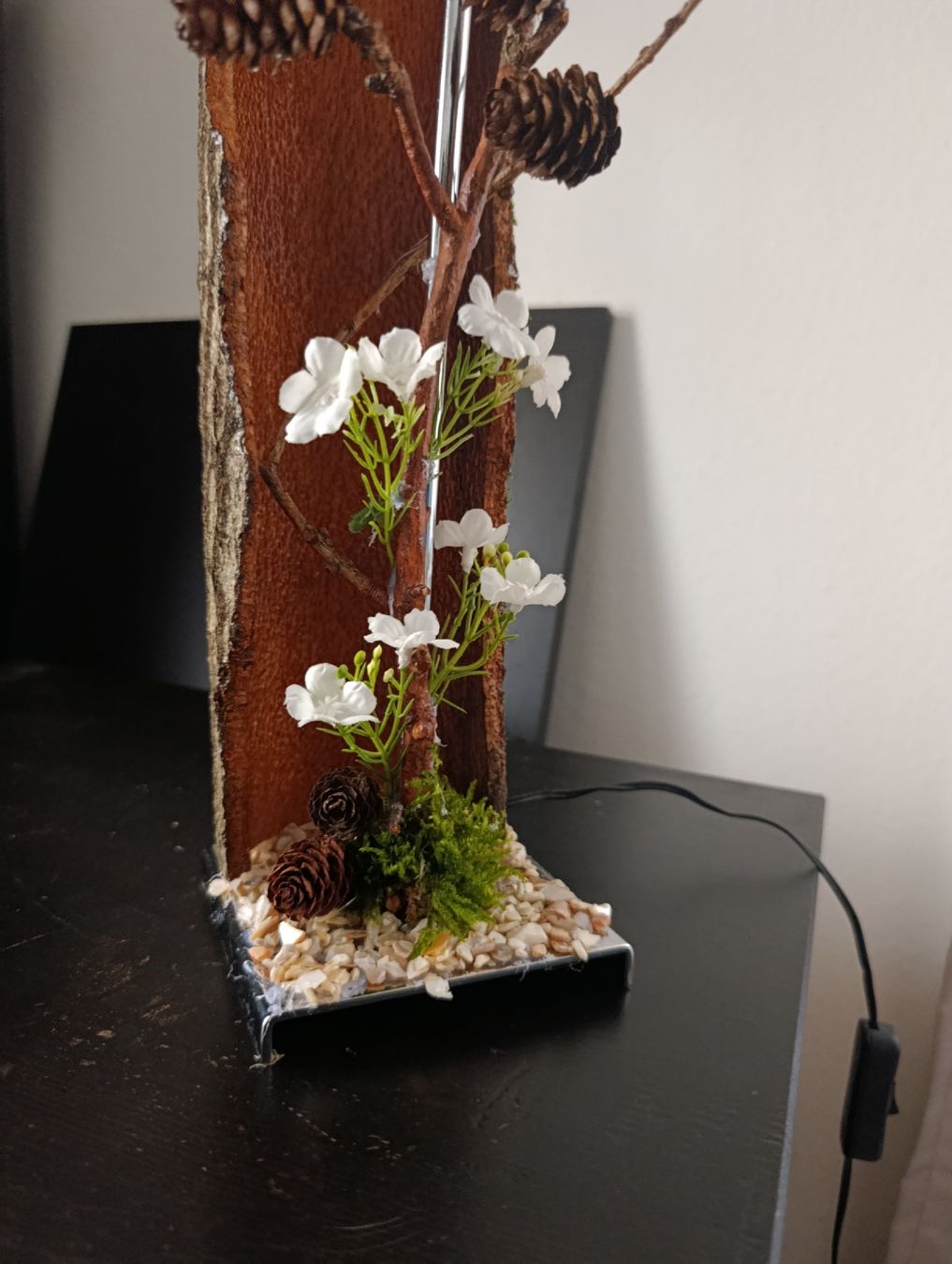 Alle Dekorationen: Table lamp with natural elements, unique design – Gebraucht aus Kriens von san_f85n 3