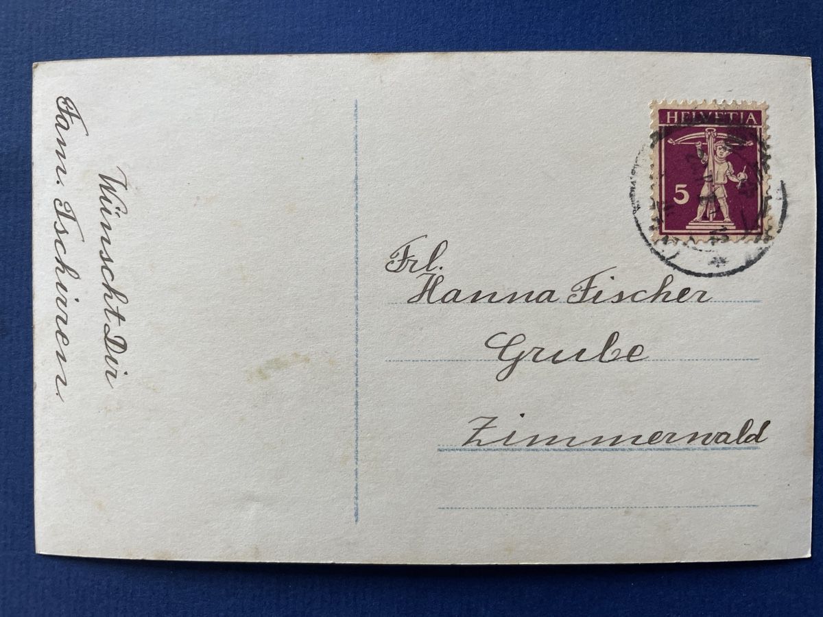 Cartoline postali: Alte Ansichtskarte zur Konfirmation Mädchen, Zimmerwald 1930 – Usato da Neuhausen am Rheinfall venduto da Arielle55 1