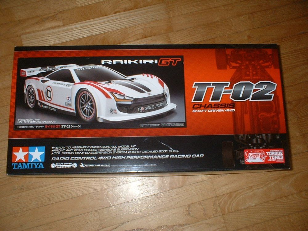 Tamiya 46632 1/10 Raikiri GT TT-01 XB Sport – Auto RTR 4WD Elettrica Bianca