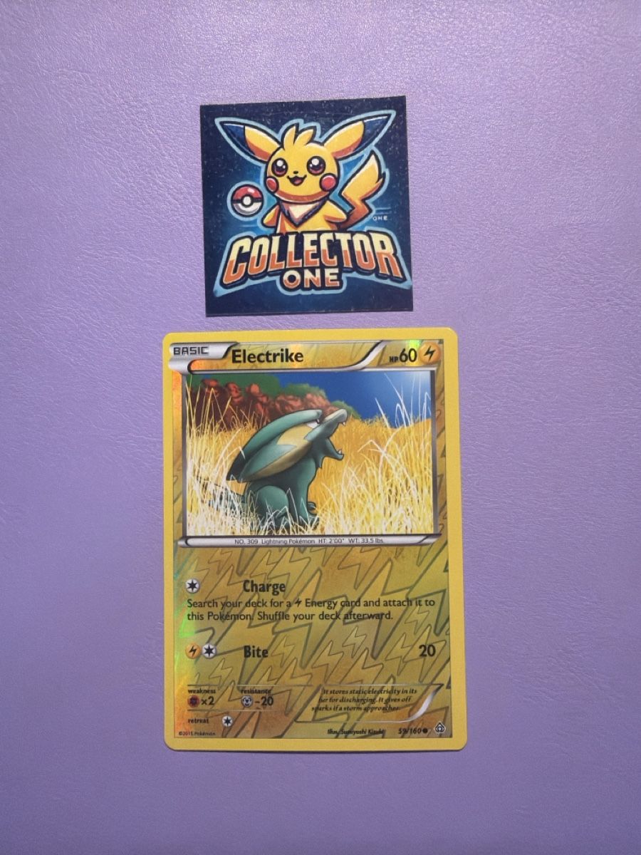 Pokémon Carte collezionabili: Pokemon Elektrike Reverse Holo lightning Rare top – Nuovo (secondo la descrizione) da Lommiswil venduto da CollectorOne