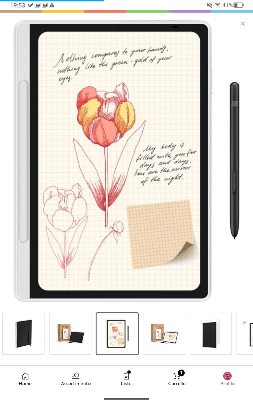 Tablet PC: Tablet XP-PEN Magic Note Pad – Usato da Affoltern am Albis venduto da BigLelo