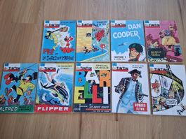 9x Vintage Tintin Journal von 1964 (16e année) rare Sammlung