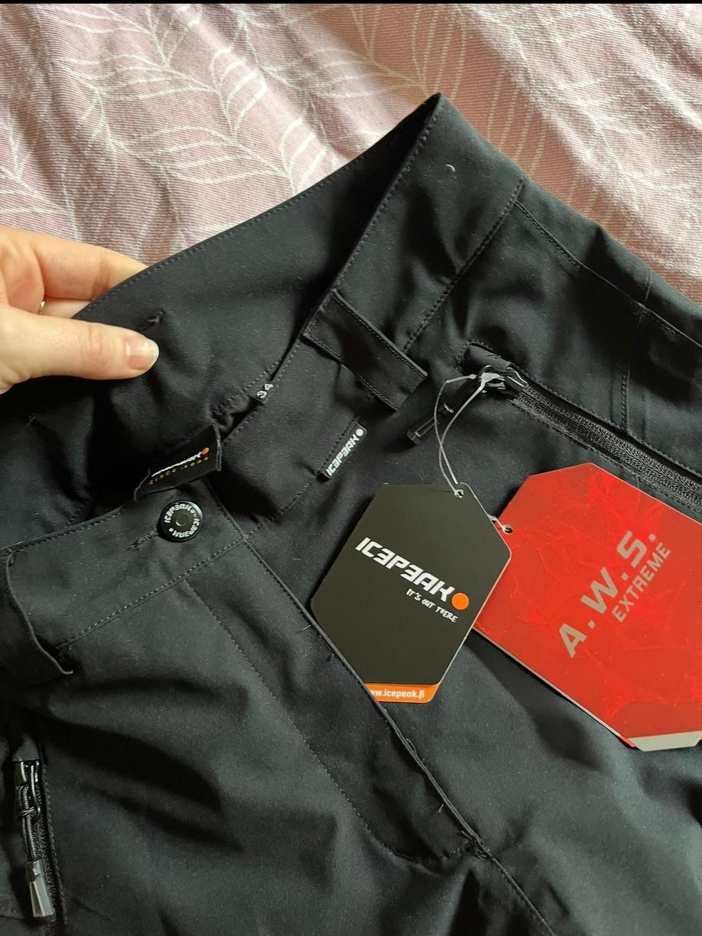 Icepeak Pantaloni: Ungetragene Damenskihose schwarz – Nuovo e nell'imballaggio originale da Bern venduto da schly2 1