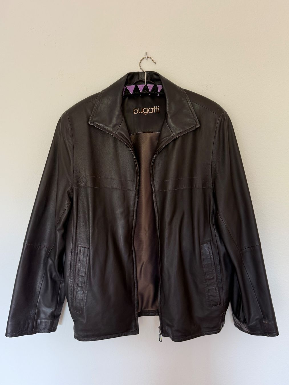 Bugatti Giacche: Bugatti Herren Lederjacke Echtleder Gr. 48 – Usato da Itingen venduto da uhu777