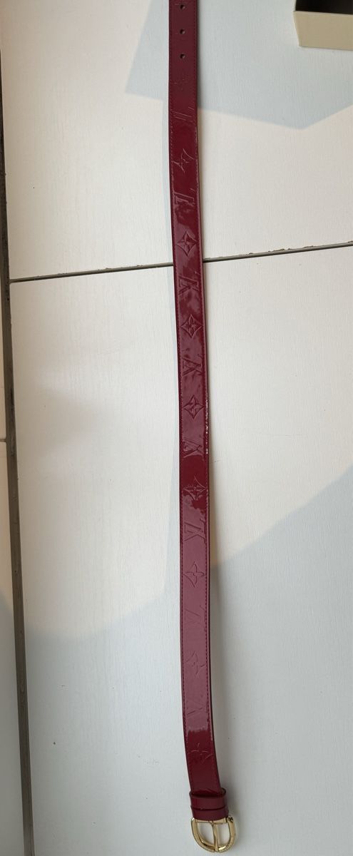 Louis Vuitton Gürtel: Louis Vuitton Vernis Belt Red Gr. 80/32 – Gebraucht aus Hurden von rac_wyf8 2