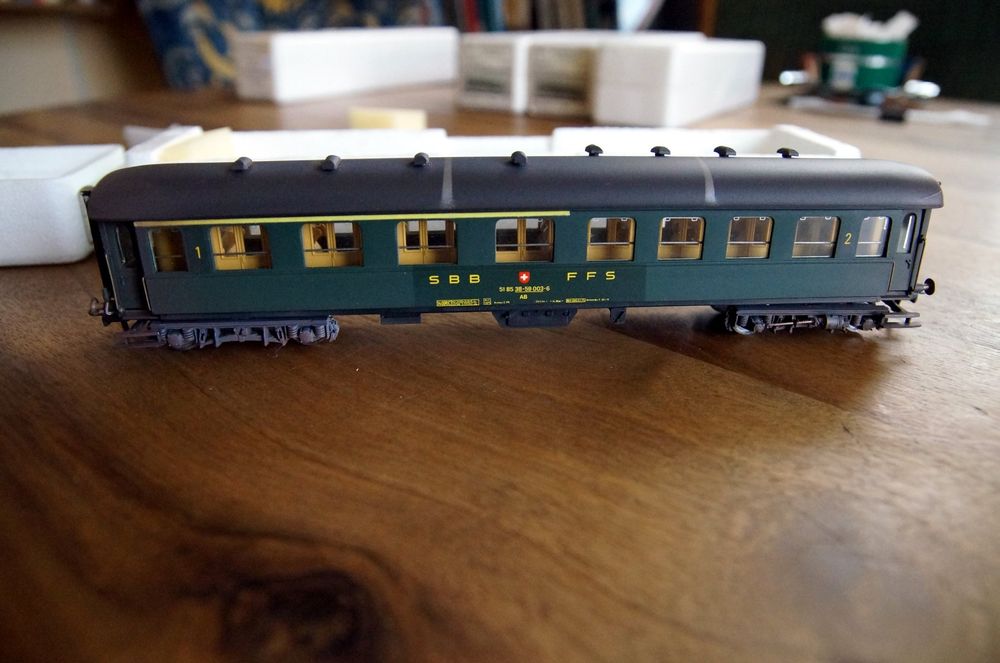 Metropolitan Modelleisenbahnen: Metrop/API 7090 C - SBB Personenwagen 1.-2. Klasse UIC – Gebraucht aus Schönenwerd von Steidi