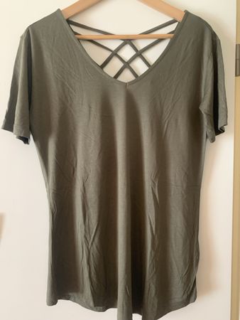 T-shirt kaki Heine