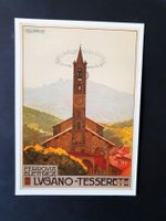 Carte postale, CP, Lugano-Tesserete, Luigi Rossi, 1924