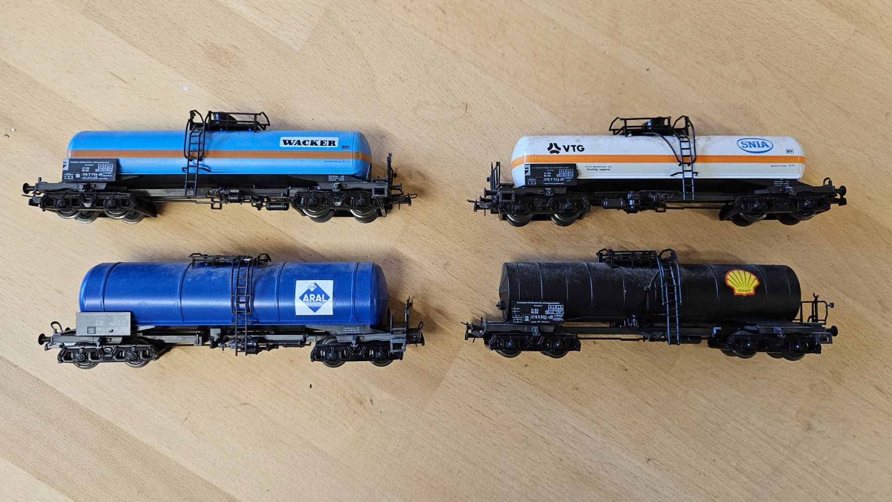 Roco DB Kesselwagen Shell ARAL VTG SNIA WACKER (Gebraucht) in Matten ...