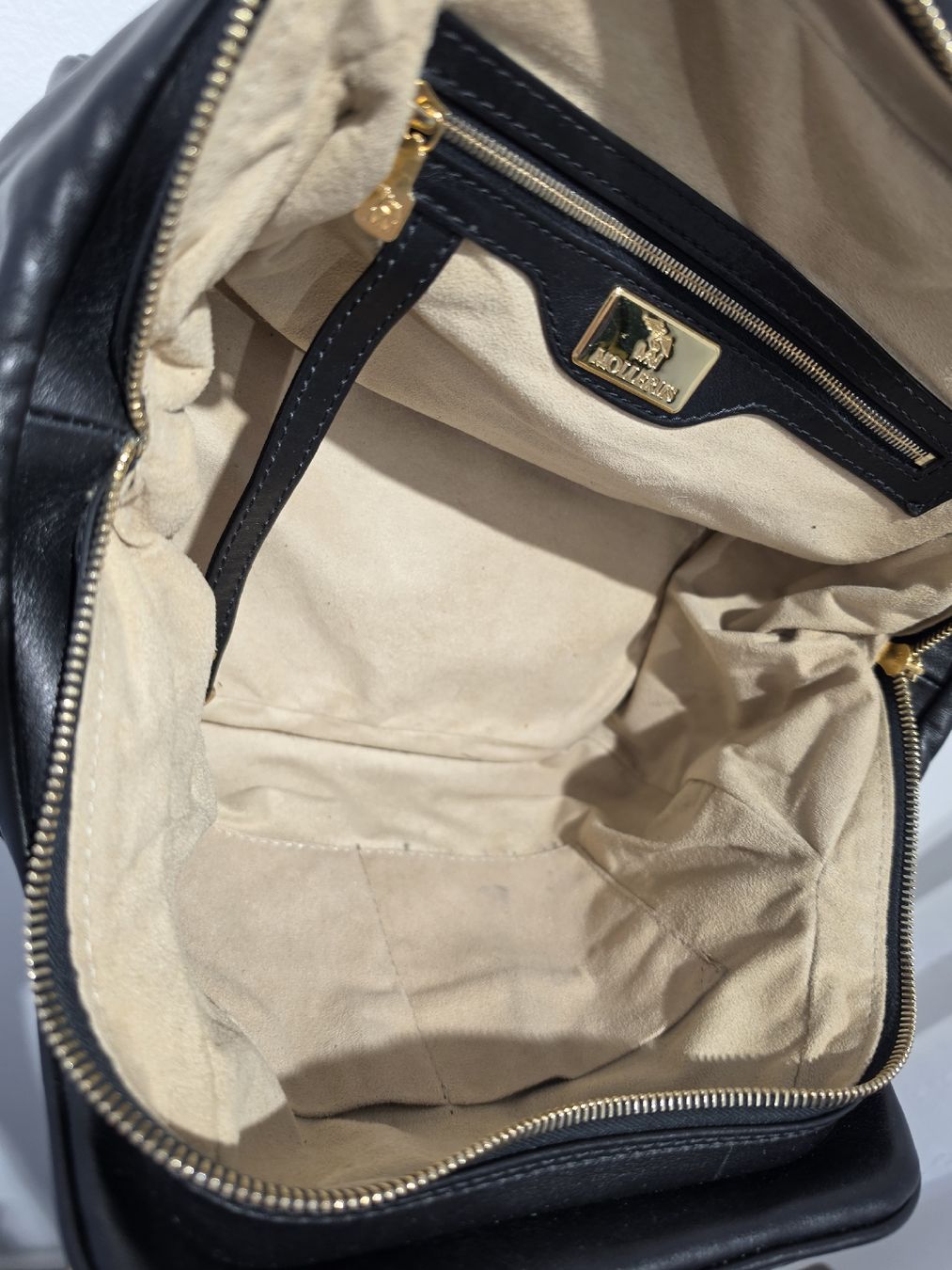 Maison Mollerus Borse da donna: Handtasche Mollerus schwarz Gold edel – Nuovo (secondo la descrizione) da Adligenswil venduto da FriedasWelt 4