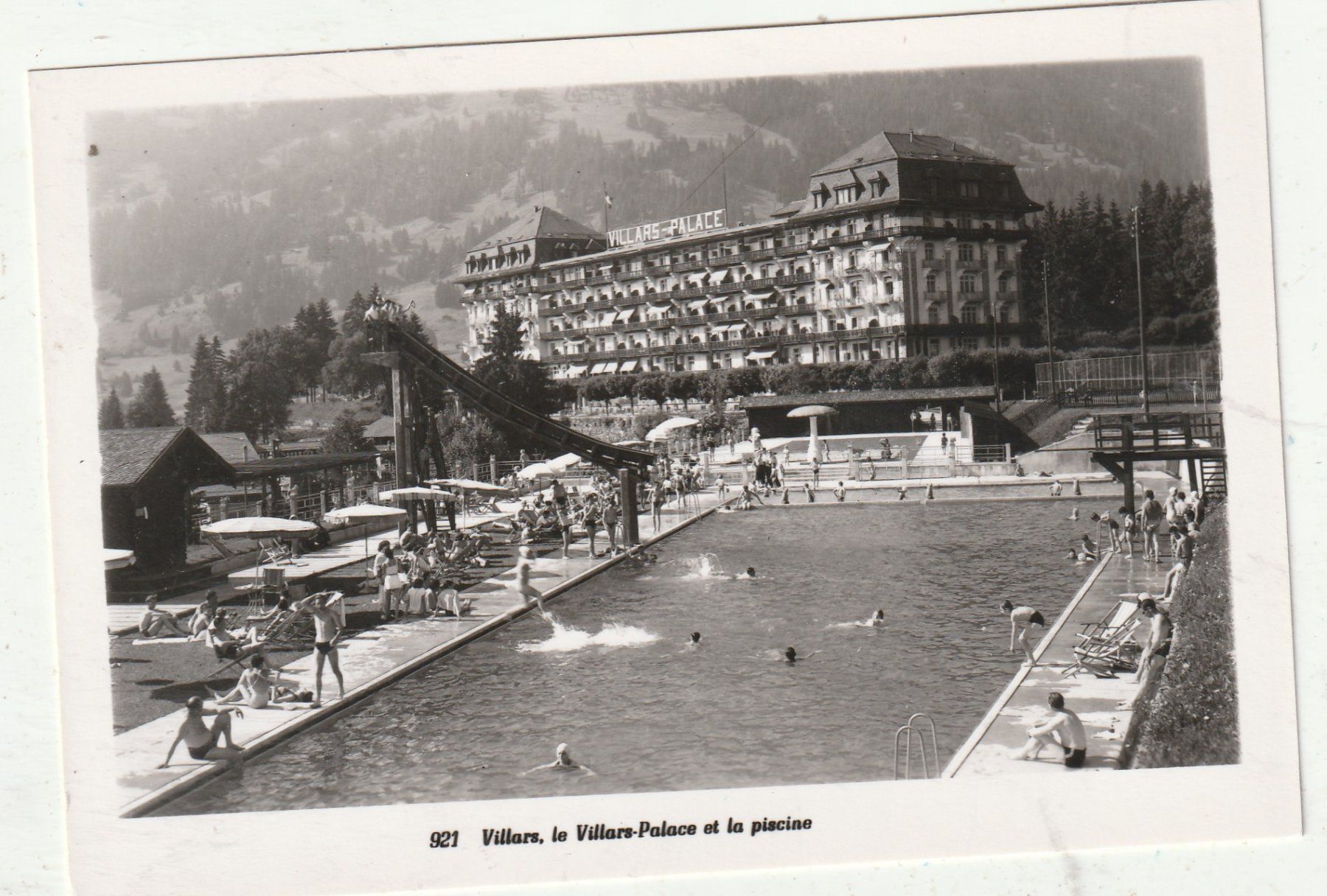 Ansichtskarten: Villars  Hotel – Gebraucht aus Lumbrein von made02