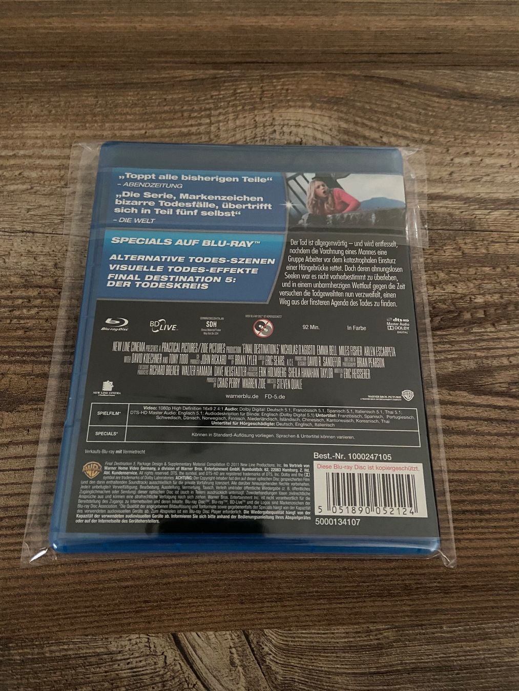 Tutti i DVDs: Final Destination 5 Blu-ray in Top Zustand! – Usato da Hasle LU venduto da P89erni01 1