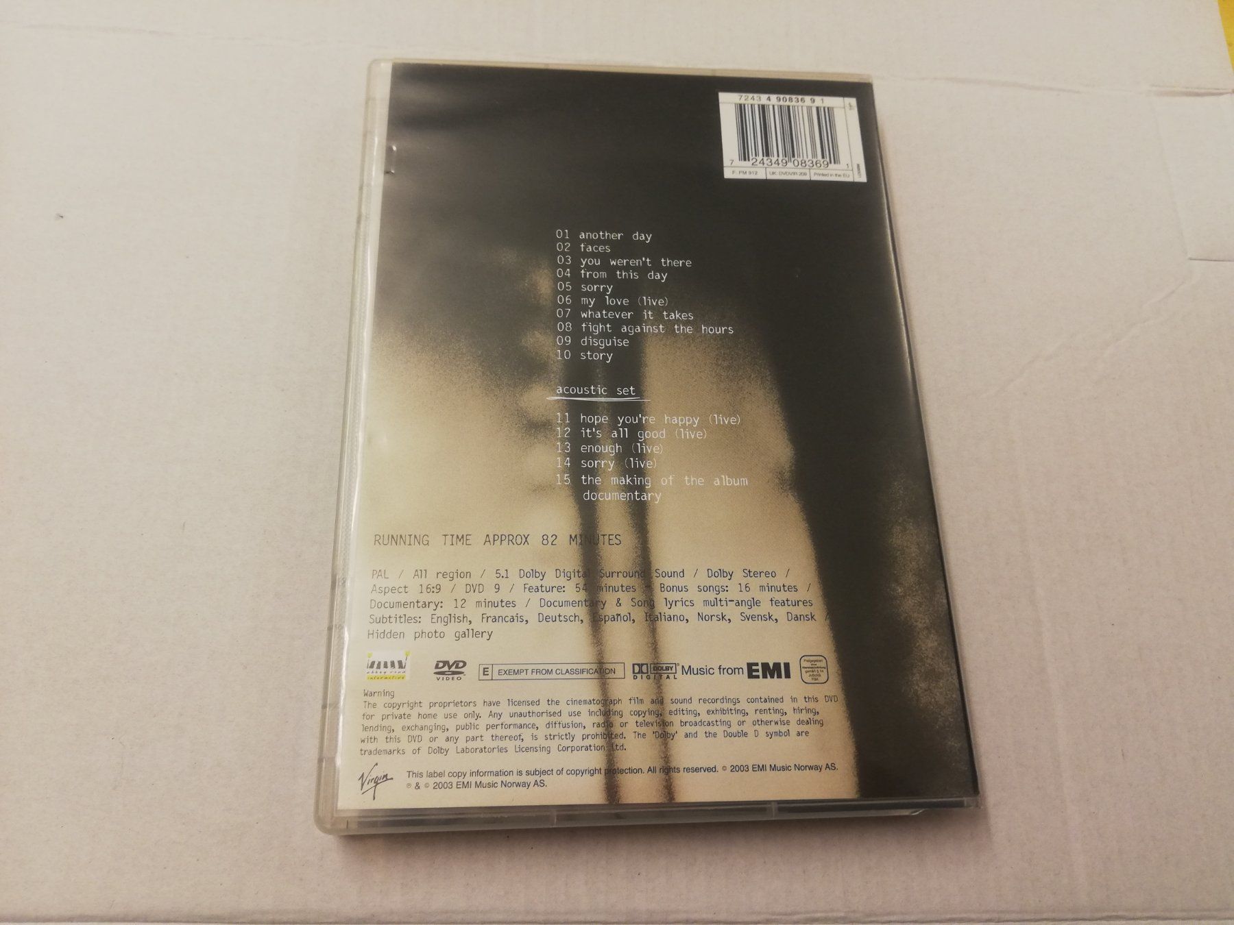 Tutti i DVDs: LENE MARLIN - ANOTHER DAY (DVD) – Usato da Bern venduto da Vinylsound.ch 1
