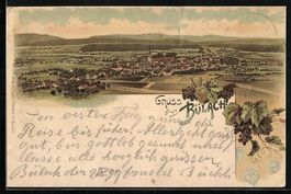 Litho Bülach, Ortsansicht aus der Vogel