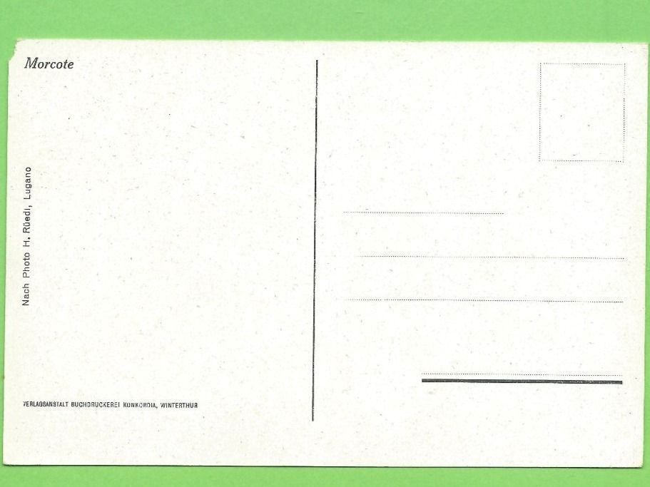 Cartoline postali: Morcote – Usato da Zürich venduto da t24_de 1